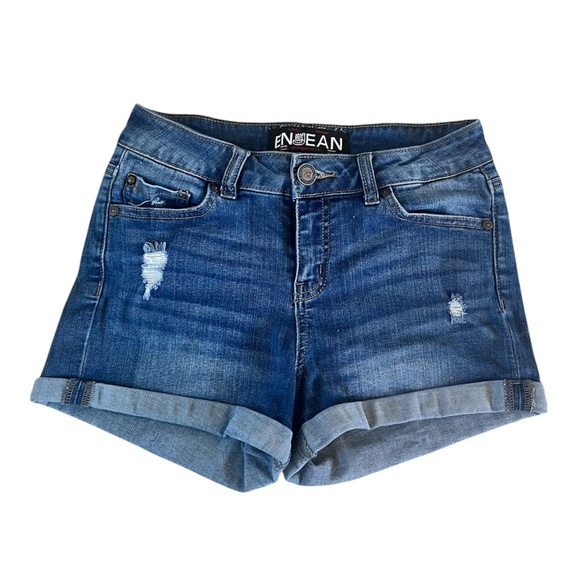ENJEAN Denim Shorts | Size Small - Picture 1 of 4